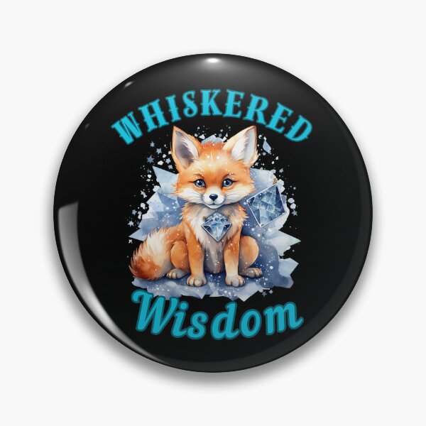 Item preview, Whiskered Wisdom. fox face designed and sold by FoxVibes.