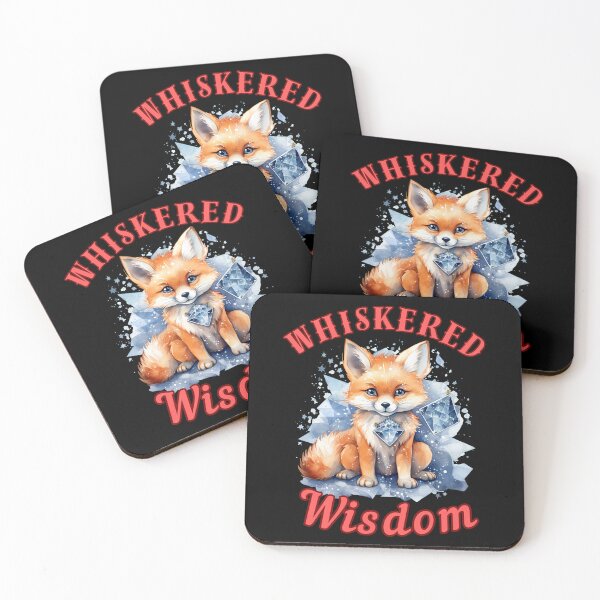 Item preview, Whiskered Wisdom. fox head designed and sold by FoxVibes.
