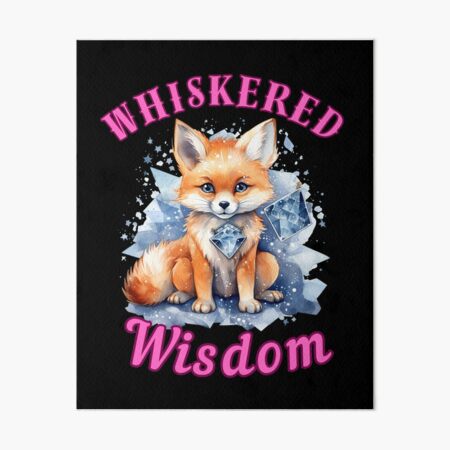 Item preview, Whiskered Wisdom. cool fox designed and sold by FoxVibes.
