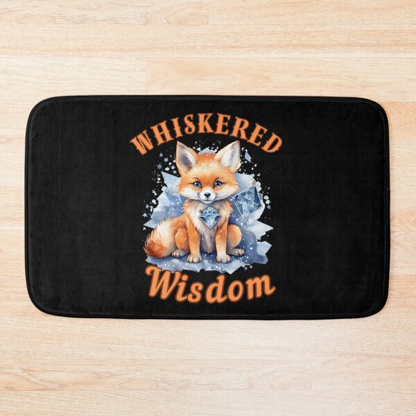 Item preview, Whiskered Wisdom. fox portrait designed and sold by FoxVibes.