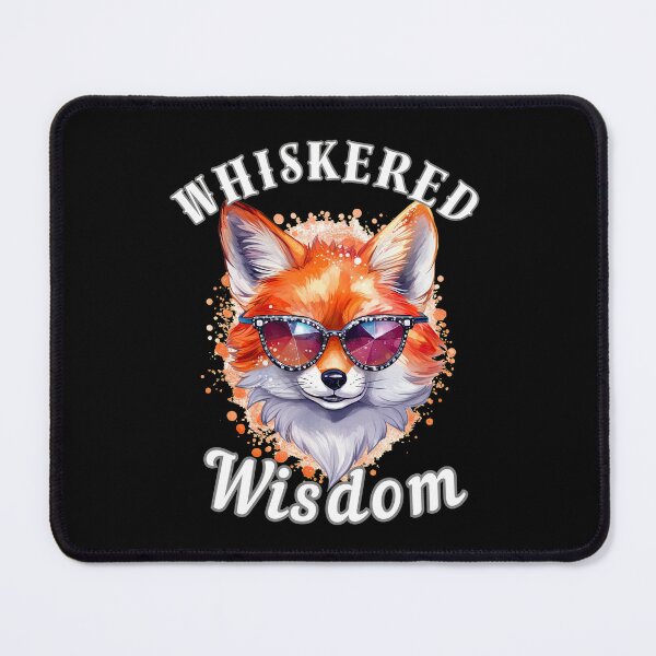 Item preview, Whiskered Wisdom. fox quote designed and sold by FoxVibes.