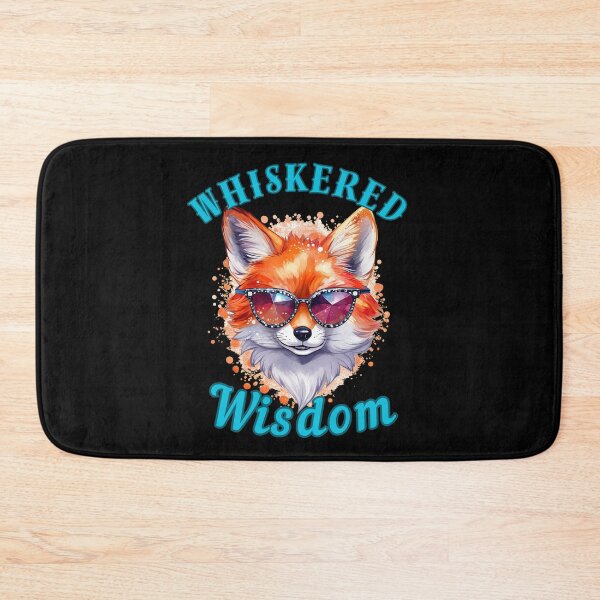Item preview, Whiskered Wisdom. snow fox designed and sold by FoxVibes.