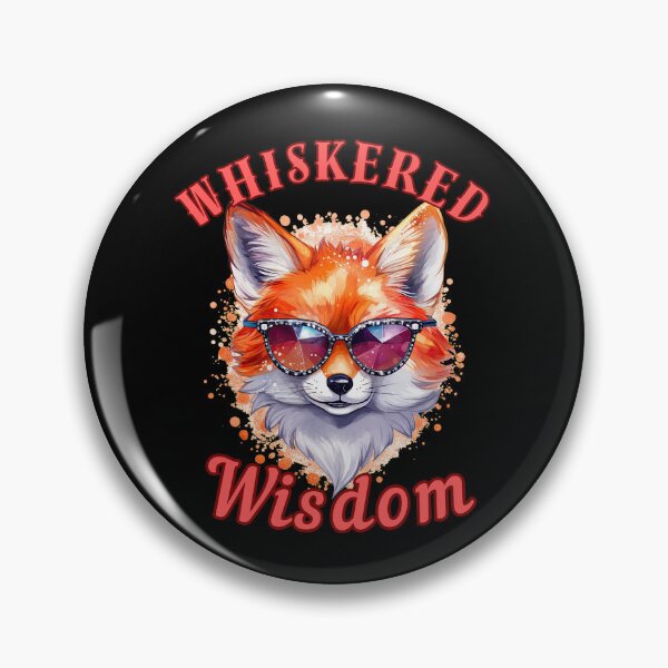 Item preview, Whiskered Wisdom. fox owner designed and sold by FoxVibes.