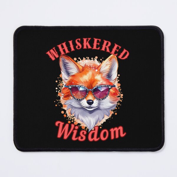 Item preview, Whiskered Wisdom. fox owner designed and sold by FoxVibes.
