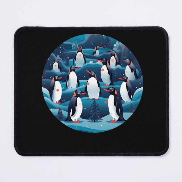 Item preview, Penguin in Ornament, Love Penguins designed and sold by Logiamerch.
