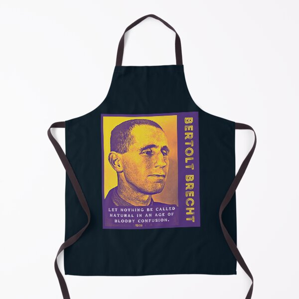 Item preview, Bertolt Brecht portrait and quote: Bertolt Brecht portrait and quote: Let nothing be called natural In an age of bloody confusion designed and sold by artbleed.