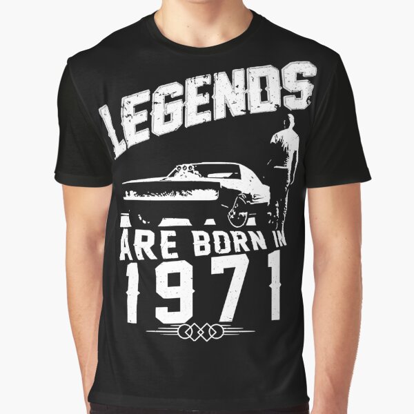 born 1971 t shirts