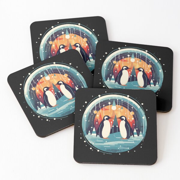 Item preview, Penguin in Ornament, Love Penguins designed and sold by Logiamerch.