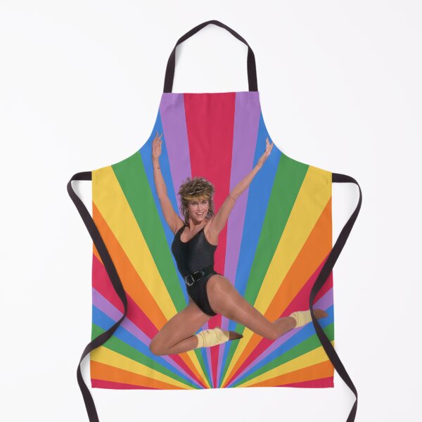 Item preview, Jane Fonda Retro Rainbow Aerobics  designed and sold by TeeKid.