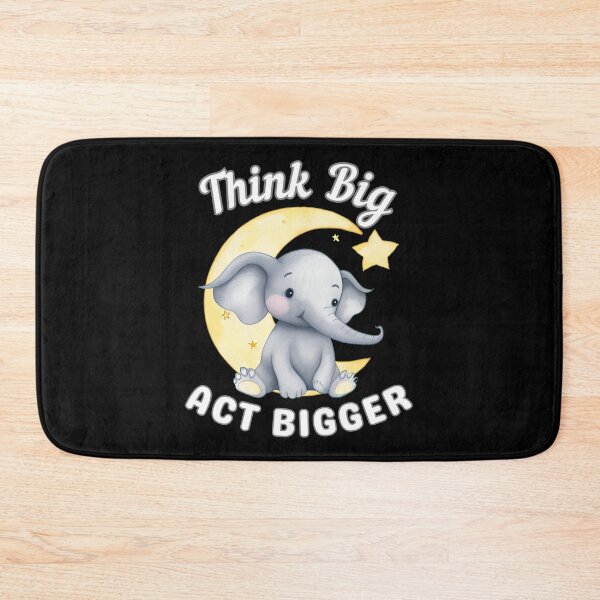 Item preview, Think Big, Act Bigger. surreal elephant designed and sold by ElephantVibes.