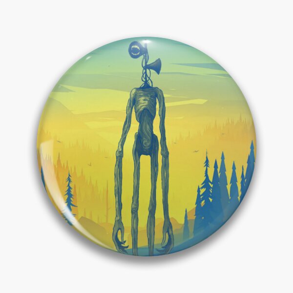 Item preview, Blue siren head in river pine forest mountain  designed and sold by Nishad4.