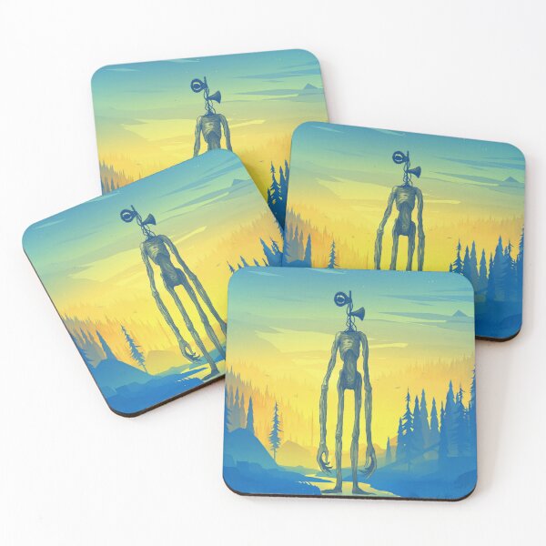 Item preview, Blue siren head in river pine forest mountain  designed and sold by Nishad4.