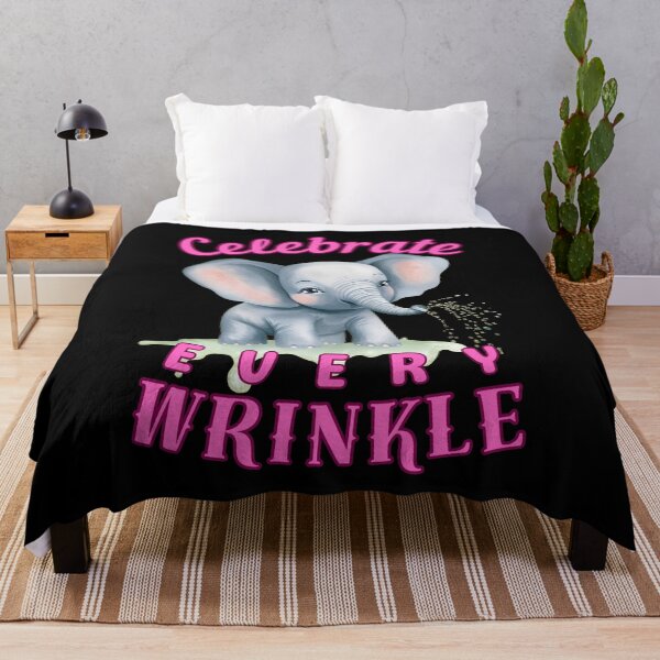 Item preview, Celebrate Every Wrinkle. elephant head designed and sold by ElephantVibes.