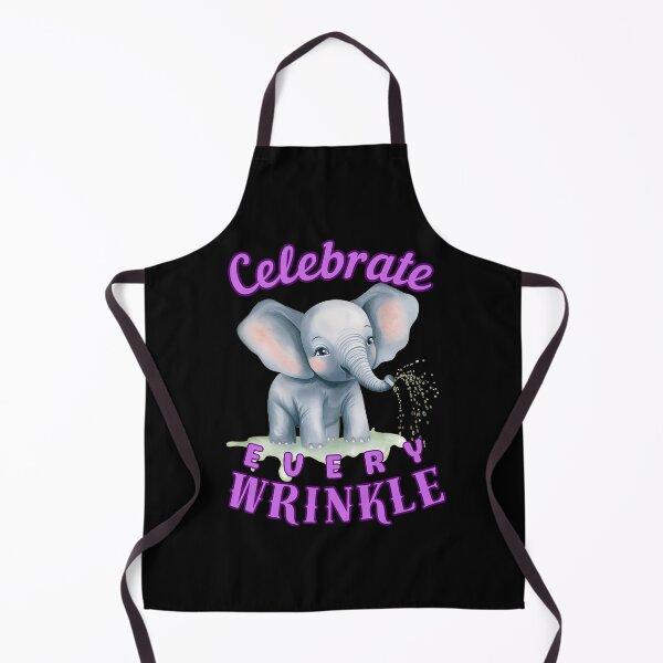 Item preview, Celebrate Every Wrinkle. elephant face designed and sold by ElephantVibes.