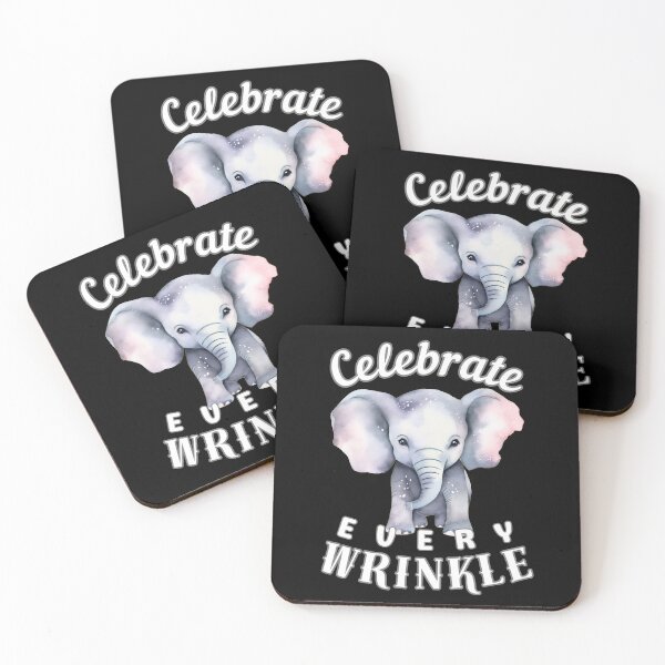 Item preview, Celebrate Every Wrinkle. surreal elephant designed and sold by ElephantVibes.