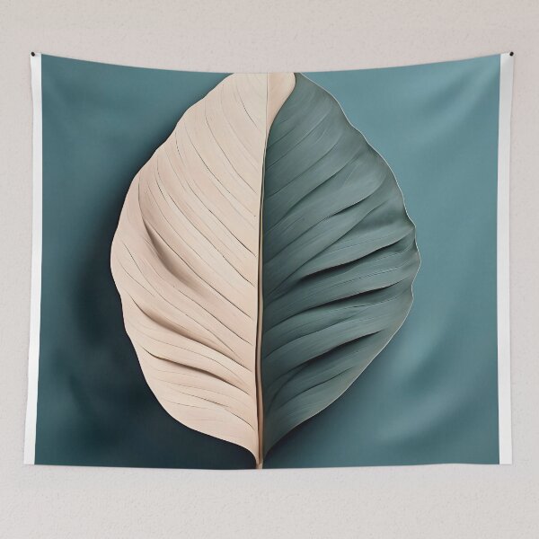 Item preview, Two tone leaf on green background designed and sold by Jayjaynaenae.