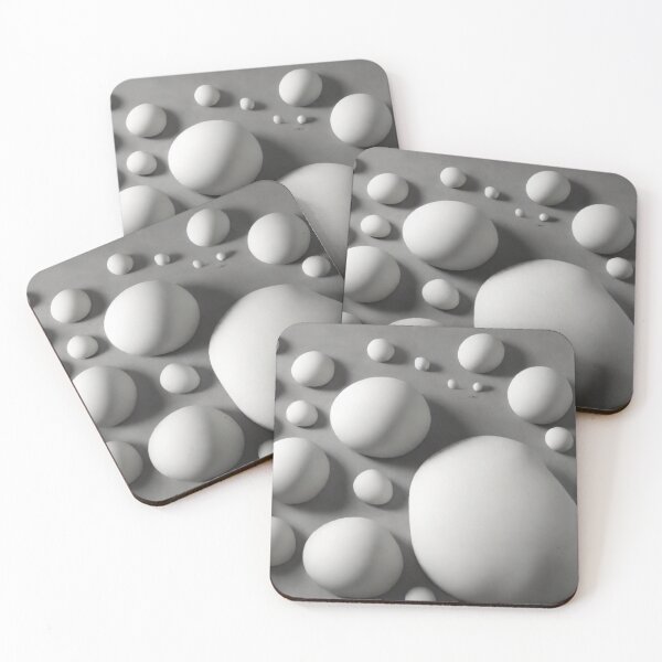 Item preview, Abstract design of grey stones, pebbles.  designed and sold by Barbara Burgess.