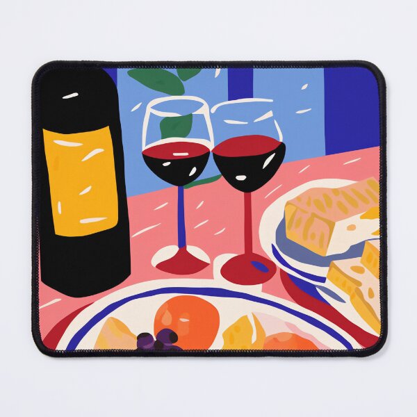 Item preview, Cheese and wine  designed and sold by Nuchylee.