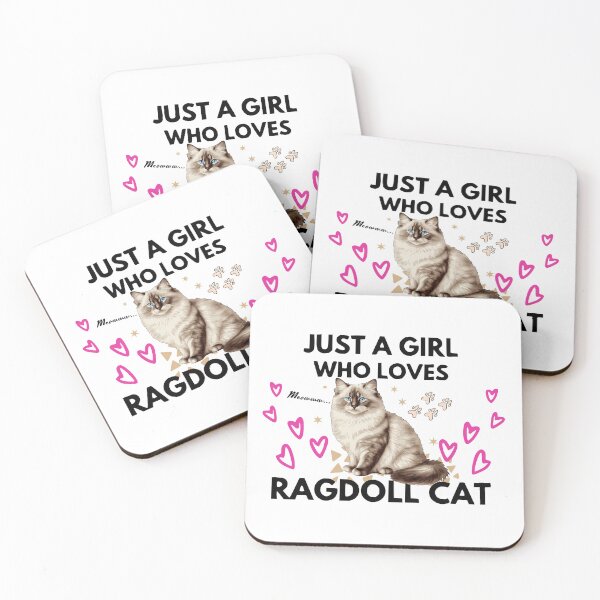 Item preview, Just A Girl Who Loves Ragdoll Cat designed and sold by Ninety9Secrets.