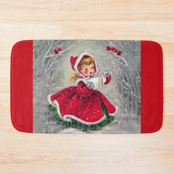 Item preview,  Vintage Christmas Girl and Redbirds designed and sold by DigitalEffects.