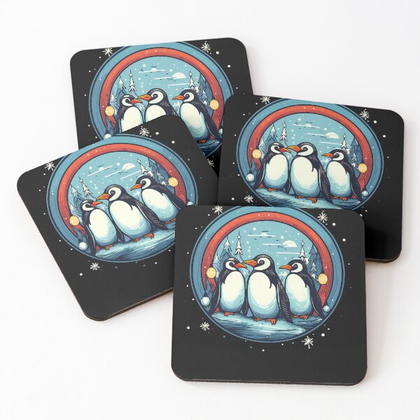 Item preview, Penguin in Ornament, Love Penguins designed and sold by Logiamerch.