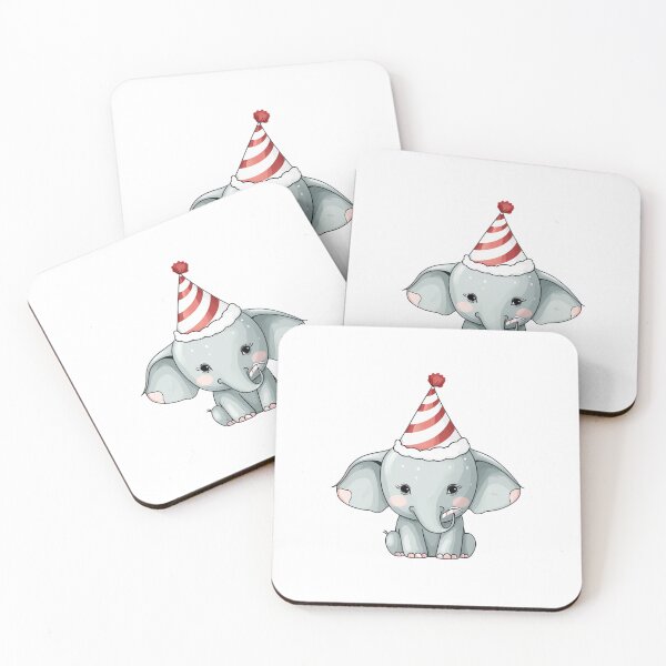 Item preview, Naughty Little Cute Baby Elephant Celebrates Christmas designed and sold by omerfdln34.