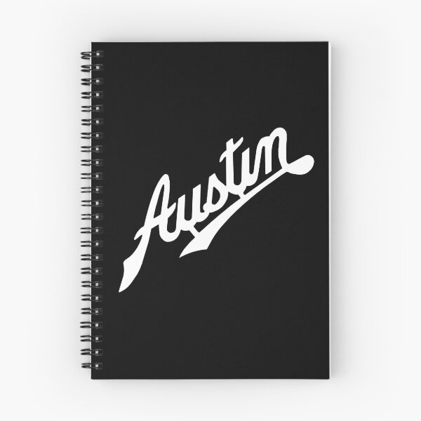 Item preview, Vintage Austin car logo in white designed and sold by Random Railways.