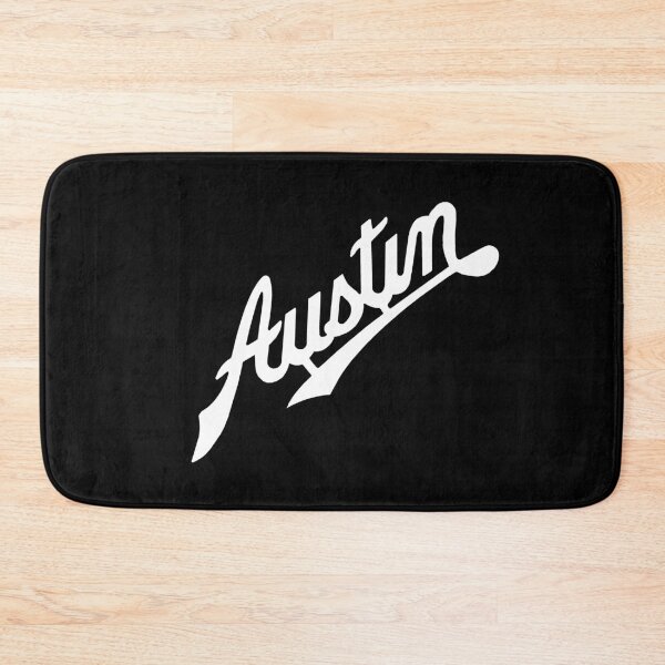 Item preview, Vintage Austin car logo in white designed and sold by Random Railways.