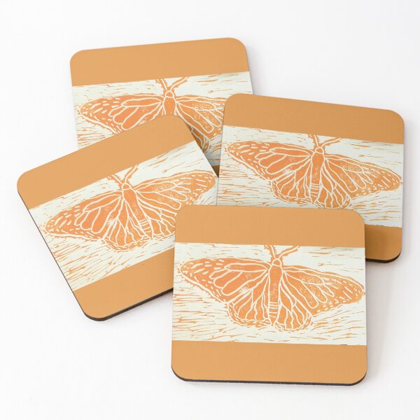 Item preview, orange butterfly print  designed and sold by JARAK-ART.