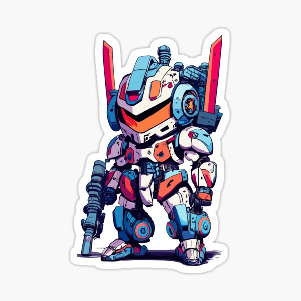 Do you love me Robot - Chibi Robot - Sticker