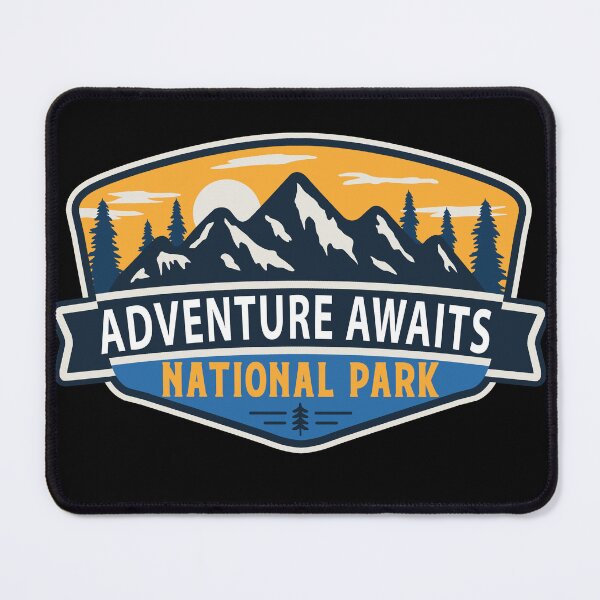 Item preview, Adventure Awaits National Park-Vintage designed and sold by Nature-spirit.
