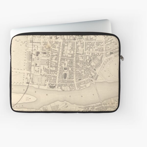 Item preview, Vintage Map of Perth Scotland (1851) designed and sold by BravuraMedia.
