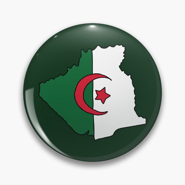 Item preview, Algeria country shape flag designed and sold by Rachael Taylor.