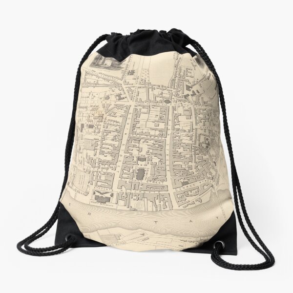 Item preview, Vintage Map of Perth Scotland (1851) designed and sold by BravuraMedia.