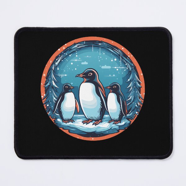 Item preview, Penguin in Ornament, Love Penguins designed and sold by Logiamerch.