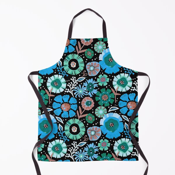 Item preview, wild flowers teal hue designed and sold by EasyPrints337.