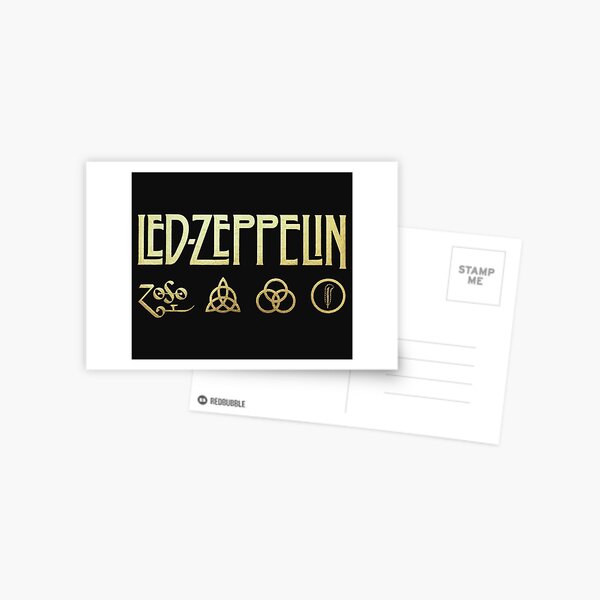 Retro Music Gift For Men Women Zeppe.lins T-Shirt Postcard