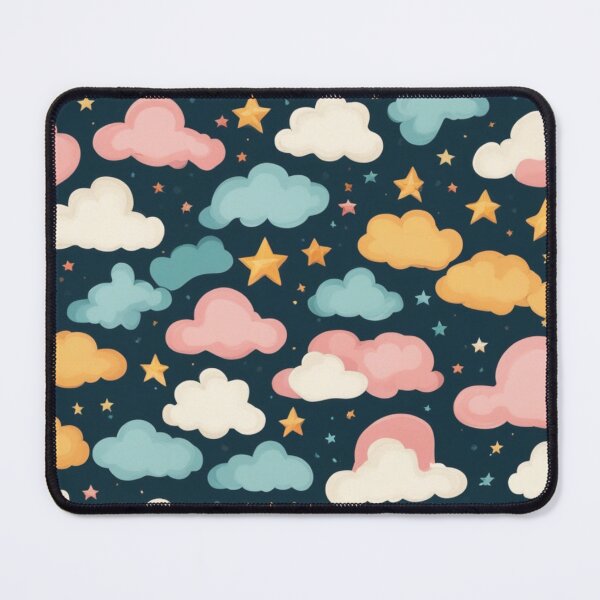 Item preview, Adorable Stars and Fluffy Clouds designed and sold by ALITTLETOWN.
