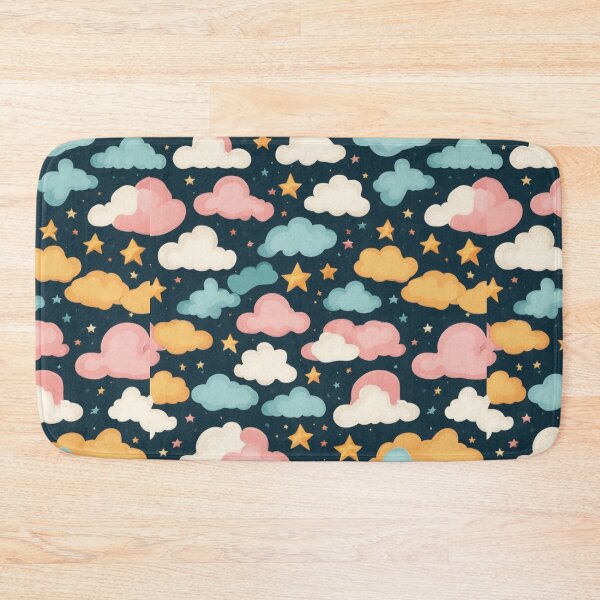 Item preview, Adorable Stars and Fluffy Clouds designed and sold by ALITTLETOWN.