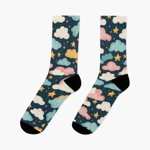Item preview, Adorable Stars and Fluffy Clouds designed and sold by ALITTLETOWN.