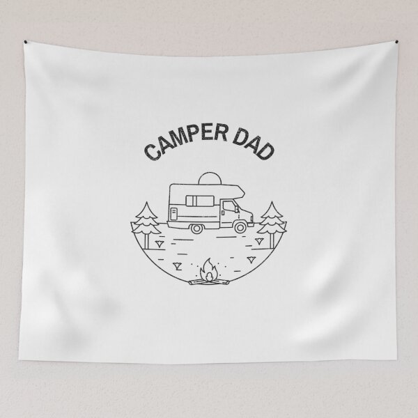 Item preview, Camper Dad Funny Camping designed and sold by Harmonick-Tees.