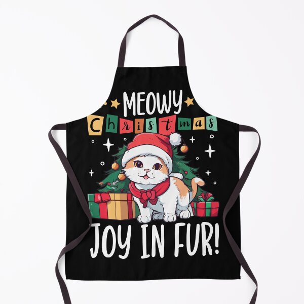 Item preview, Meowy Christmas Joy in Fur designed and sold by RuggedCocoShop.