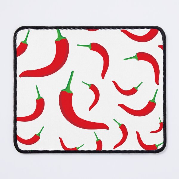 Item preview, Hot red chilli pattern illustrtion designed and sold by PabloArt.