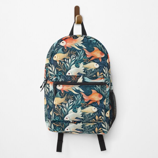Item preview, Marine melody of swimming fish with seaweed designed and sold by NikkofTime.