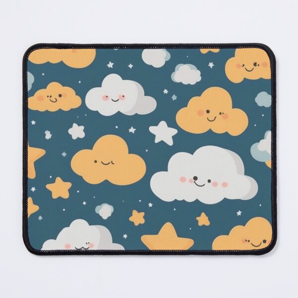 Item preview, Adorable Stars and Fluffy Cloudscapes designed and sold by ALITTLETOWN.