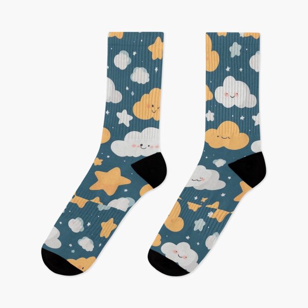 Item preview, Adorable Stars and Fluffy Cloudscapes designed and sold by ALITTLETOWN.