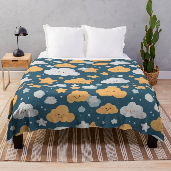 Item preview, Adorable Stars and Fluffy Cloudscapes designed and sold by ALITTLETOWN.