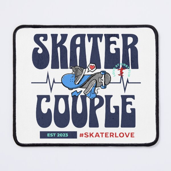 Item preview, Skater Couple Skater Love designed and sold by Ninety9Secrets.