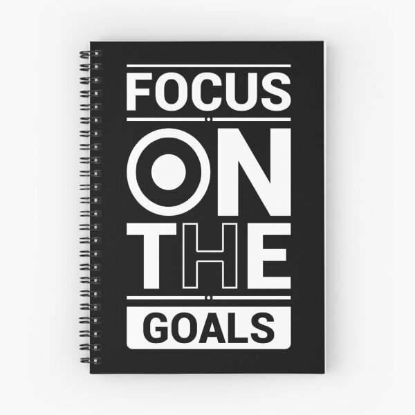 Item preview, Focus on the Goals - Motivational Inspiring Quote Design designed and sold by luckyDesign423.