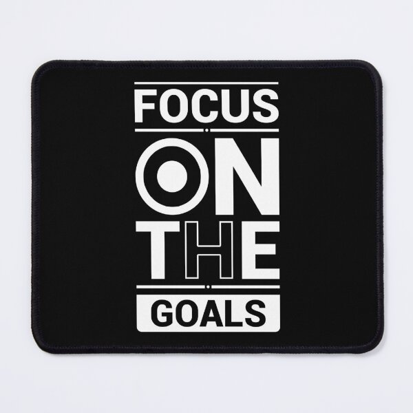 Item preview, Focus on the Goals - Motivational Inspiring Quote Design designed and sold by luckyDesign423.